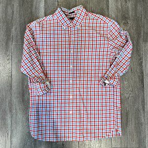 JCrew - Red & Blue Checkered Dress Shirt